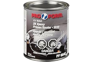 2K Epoxy Primer/Sealer Quart with BACC Decals (Primer Quart)