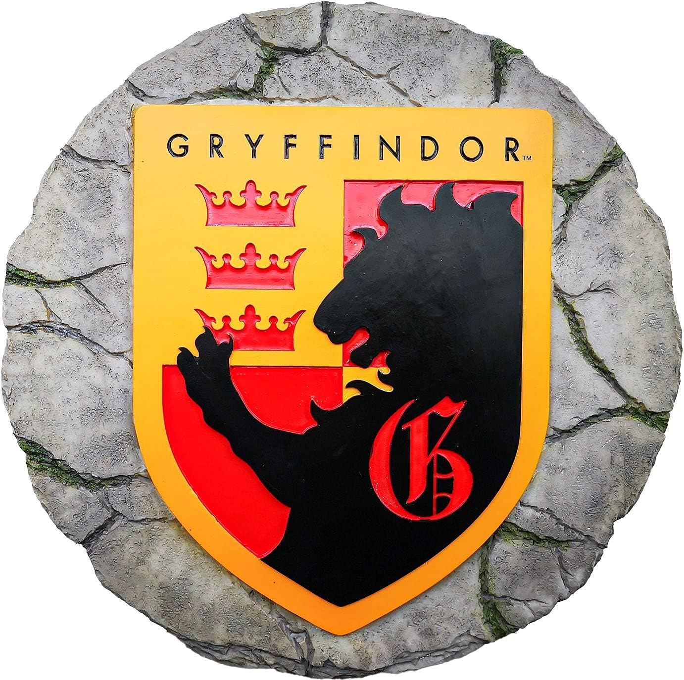 Hardscaping Materials - Spoontiques - Garden Décor - Harry Potter Gryffindor Stepping Stone - Decorative Stone for Garden