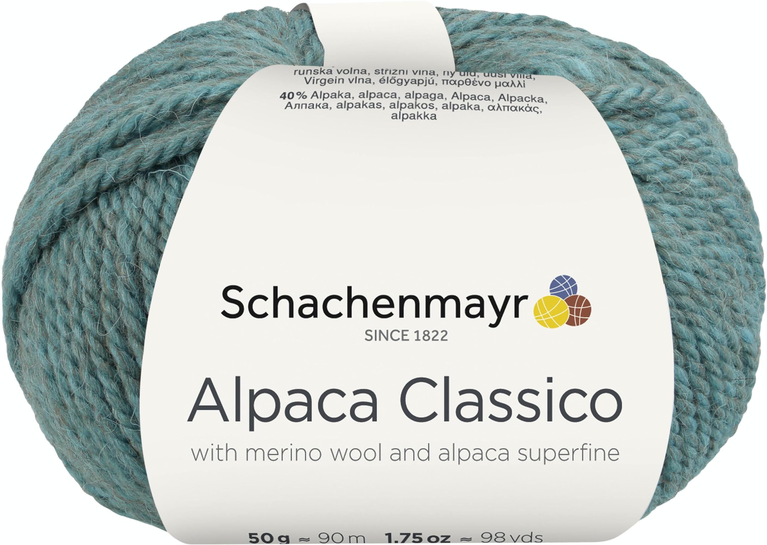 Schachenmayr Alpaca Classico 50 g Aqua Hand Knitting Yarn