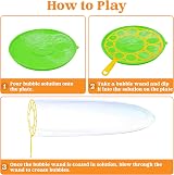 JOYIN 24Pcs Big Outdoor Bubble Wands Set 53cm Giant Bubble Makers with Tray view 4