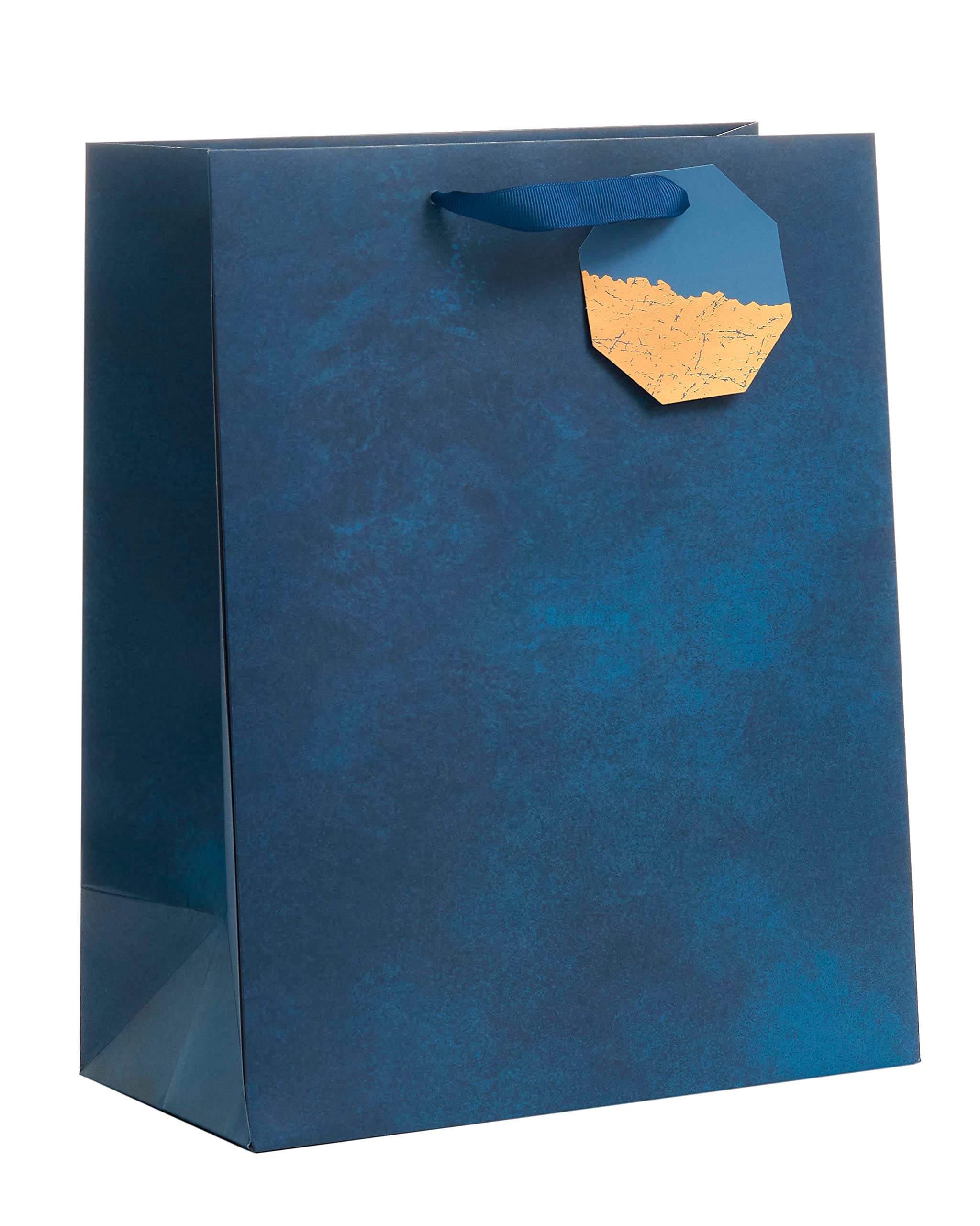 UK Greetings | Large Gift Bag | Party Bags for Presents | Birthdays/Weddings/Christmas | Blue Design
