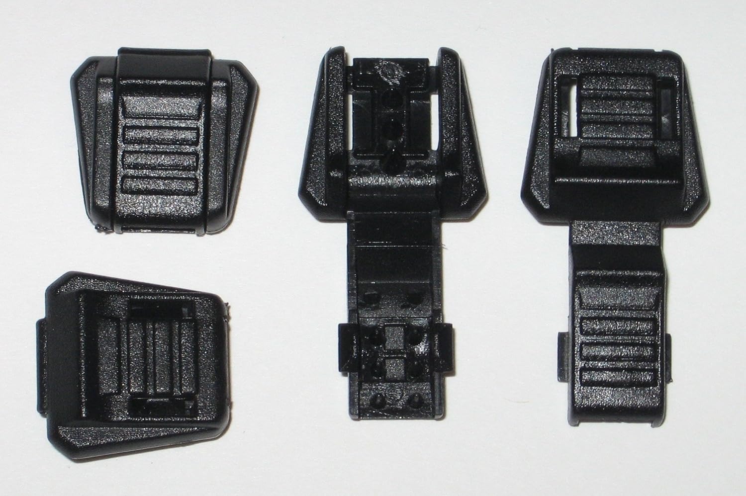 Zipper Pulls Black Plastic DIY (Ships From USA) 10, 25, 50