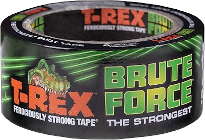 T-REX Brute Force Heavy Duty Duct Tape Black 48mm x 9.1m Waterproof High
