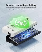 EBL 8 Bay Battery Charger with USB Ports 2800mAh AA Rechargeable Battery Set view 5