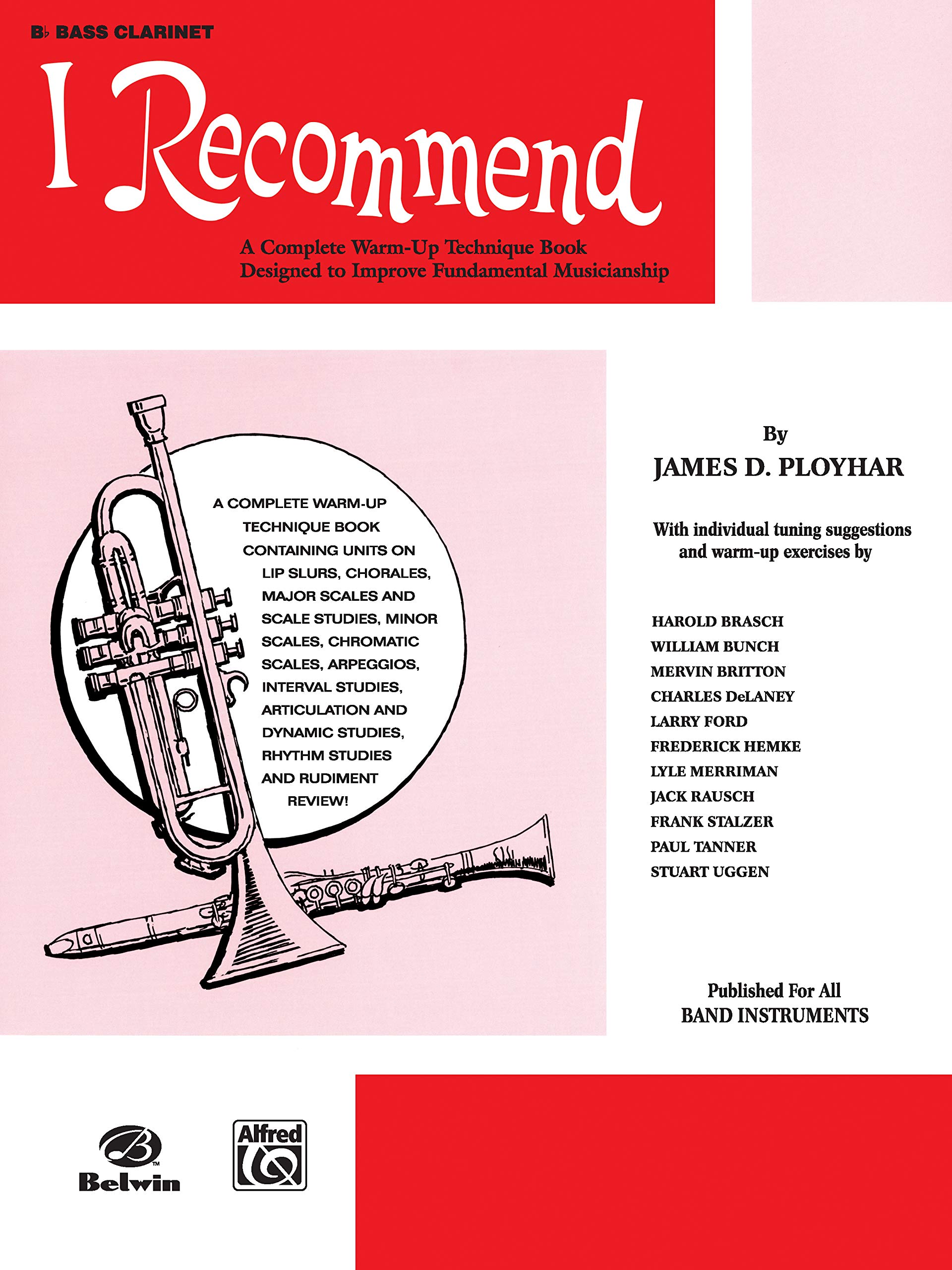Amazon Com I Recommend B Flat Bass Clarinet Ployhar James D Books