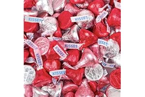 KLICKERS Hershey’s Kisses Milk Chocolate, Red, Silver, Pink, Best Mix (Approx 100 Kisses) Great For Valentine's, Mother’s Day And so much more