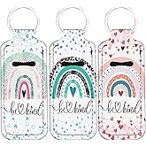 Lip Balm Holder Keychain,Cute Lip gloss Keychain,Lipstick Neoprene Clip-on Lip Balm Holder for Woman