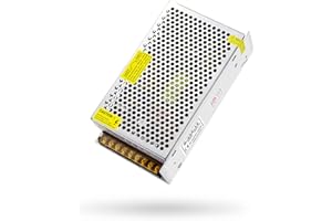 SHNITPWR 12V Power Supply 20A 240W AC DC Adapter, 110V / 240V AC to DC 12 Volt 20 Amp Switching Power Converter Transformer LED Driver for LED Light Strip 3D Printer CCTV Security System LCD Monitor