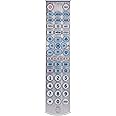 GE Big Button Backlit Universal Remote Control for Samsung, Vizio, Lg, Sony, Sharp, Roku, Apple TV, TCL, Panasonic, Smart TVs, Streaming Players, Blu-Ray, DVD, 6-Device, Silver, 33712