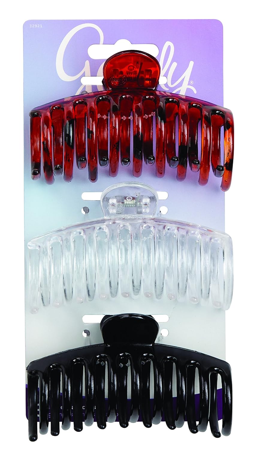 Goody Classics large Spiral Claw Clip 3 ea