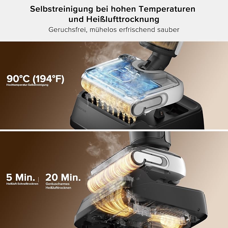 F25 BX Nass Trockensauger, 20.000 Pa, 180° Flach absenkbar