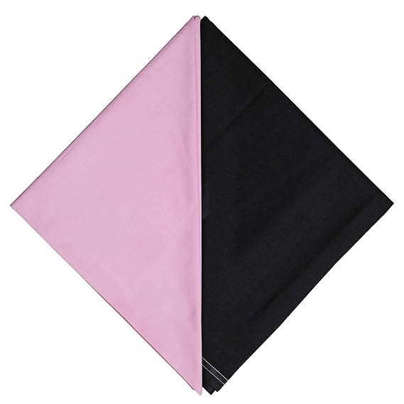 Uniform Sarees Corp Mens Cotton Unstitched Formal Black Pant and Pink Shirt Fabric Combo Set (Pink,Shirt 2.5 m Pant 1.3 m)