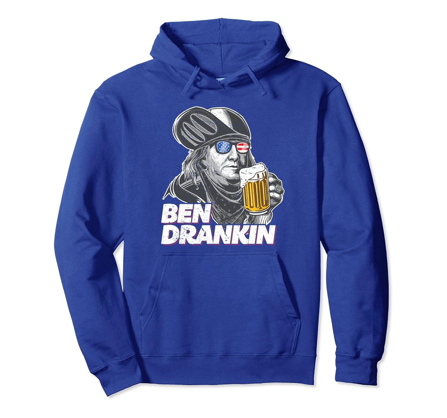 Ben Drankin Franklin Beer American Patriot July 4th Hoodie-anz