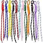 eswala Paracord Keychain Bag Charms Paracord Rope Keychain Bag Charm 12pcs Braided Code Charms for Purse Backpack Handbag