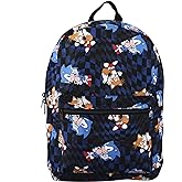 Bioworld Sonic The Hedgehog Character Print Backpack