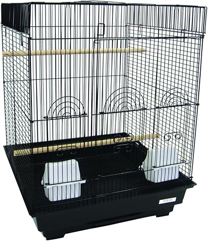 Amazon Com Yml A5924 3 8 Bar Spacing Flat Top Small Bird Cage