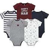 Hudson Baby Unisex Baby Cotton Bodysuits 5-pack
