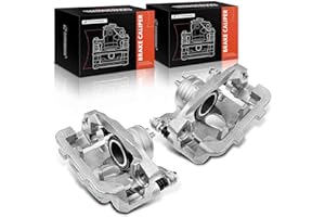 A-Premium Disc Brake Caliper Assembly with Bracket Compatible with Select Infiniti and Nissan Models - QX56 2011-2013, QX80 2014-2018, Armada 2017-2018, V8 5.6L - Rear Side, 2-PC Set