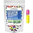 XPRS Nutra Size 4 Empty Capsules - 100 Count Small Empty Gelatin Capsules - Pills DIY Capsule Filling - Fillable Pure Bovine Pill Gel Caps for Do-It-Yourself Supplements (Multi Color)