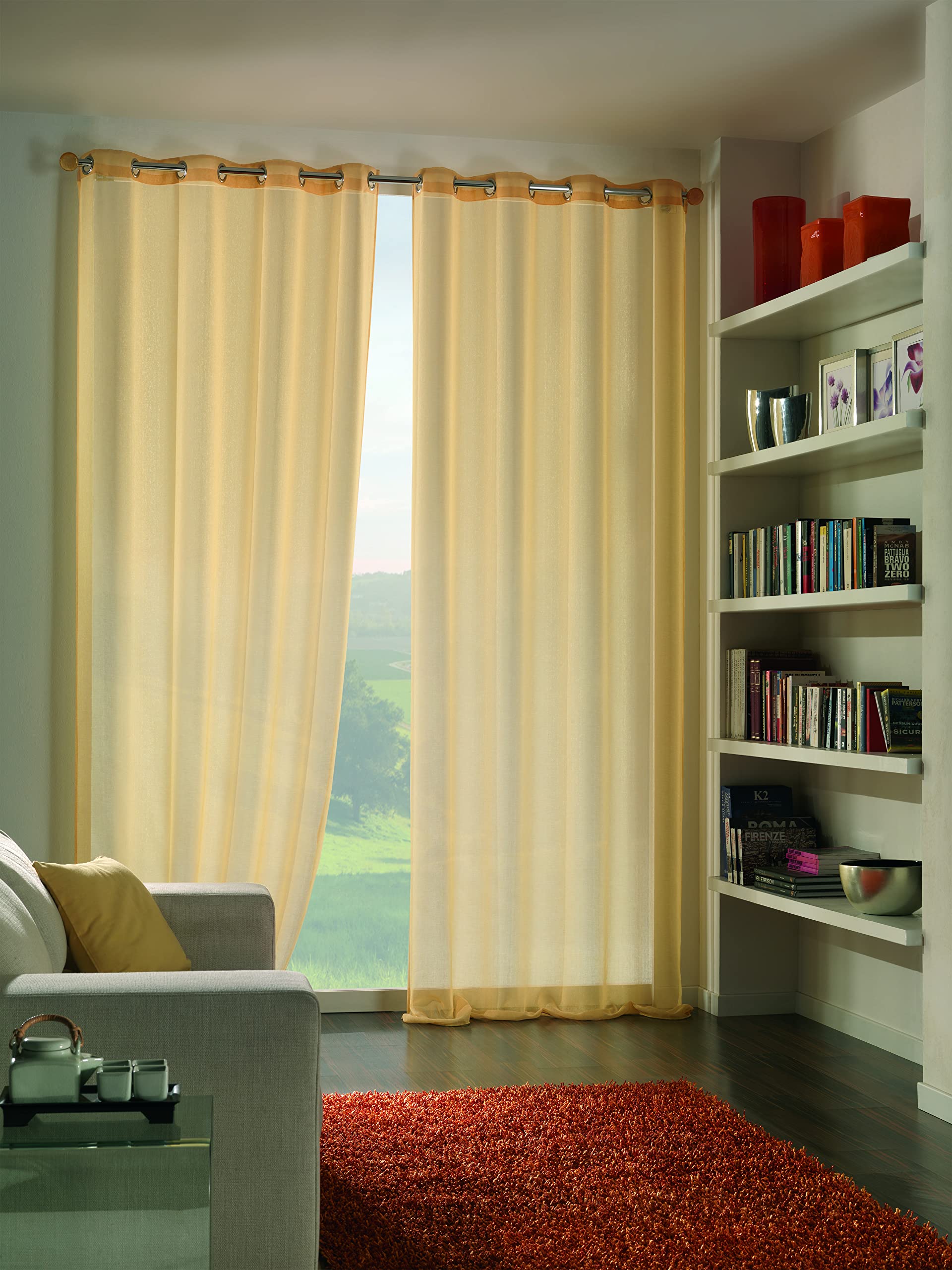 Home Collection Havana Tent, Polyester, Bordeaux, 290x140x290 cm