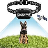 DOGOITM Wireless Dog Fence, GPS Wireless Dog Collar with 3 Correction Modes, Pet Containment System with AI Smart Signal, Wat