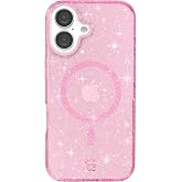 VELVET CAVIAR for iPhone 16 Case Pink Glitter - Compatible with MagSafe [10ft Drop Tested] - Stardust Sparkly Bling Cases