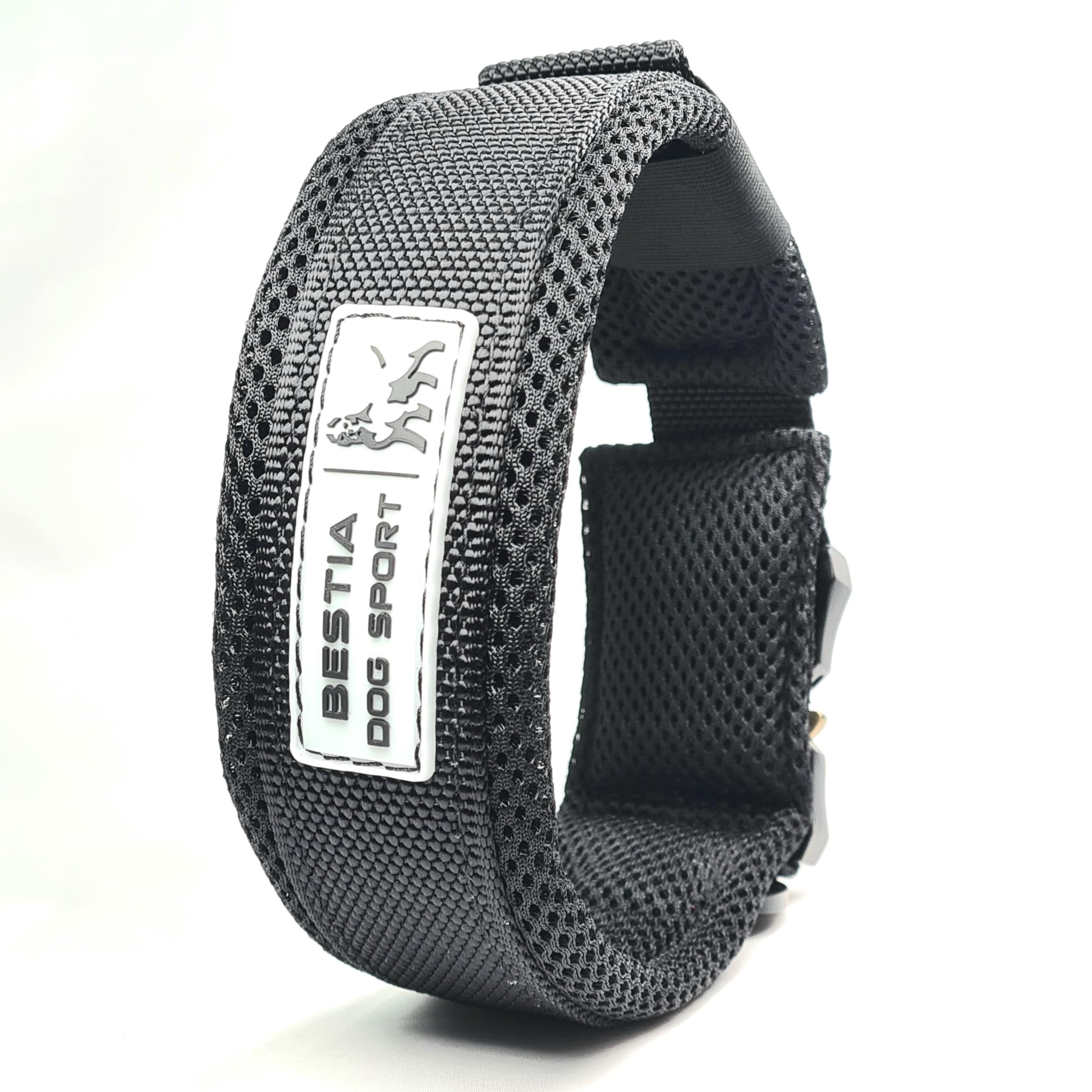 Bestia DOG SPORT FAST RELEASE COLLAR GREY CAMO