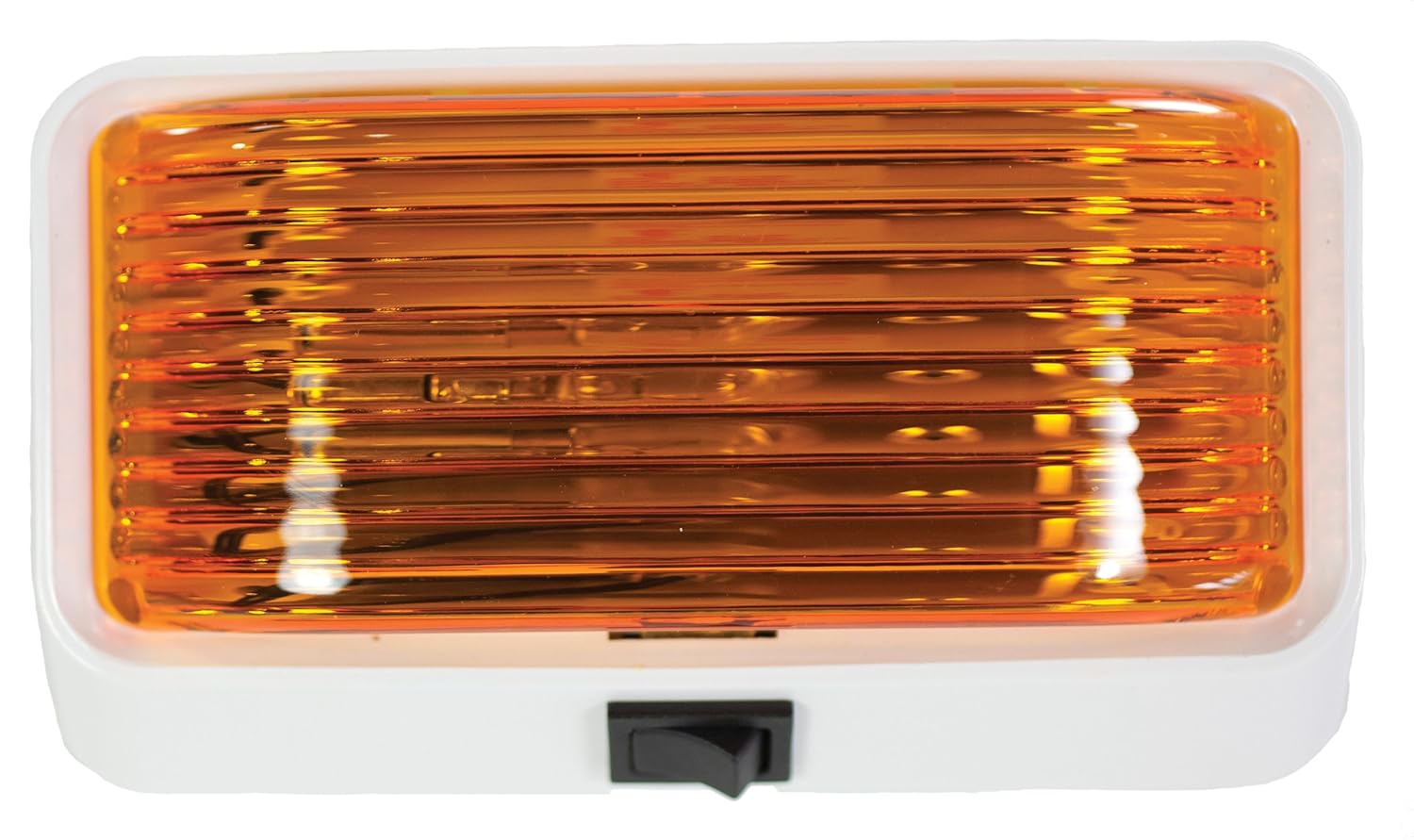 White Lens, Amber with Light Porch/Utility Universal 12V 18111 Arcon