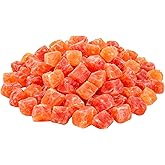 Anna and Sarah Dried Diced Papaya Low Sugar in Resealable Bag, 2lbs