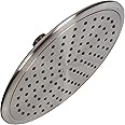 Waterfall Showerhead - 9 Inch Large Overhead Rain Shower Head - High Flow Best With Extension Arm, 2.5 GPM - Brushed Nickel