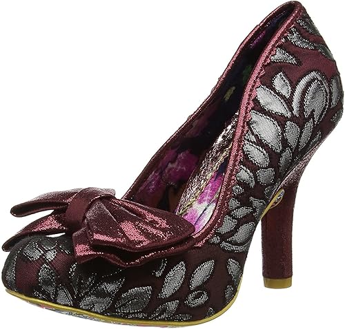 irregular choice burgundy