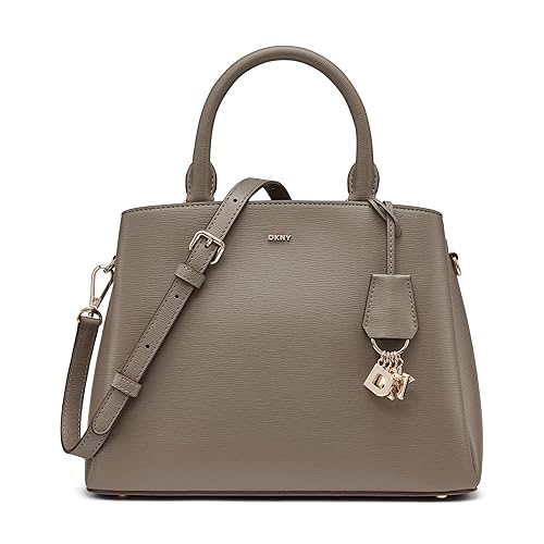 DKNY Women's Paige Medium Satchel, Mink, One Size - Amazon deal for $118.80