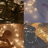 Jsdoin Fairy Lights 12 Pack 2m 20 LED Battery Copper Wire Indoor Outdoor Warm view 5