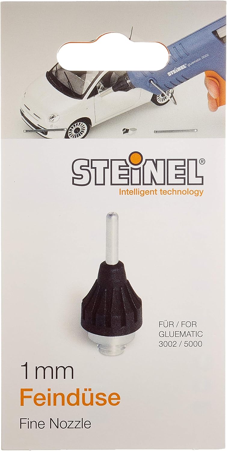 Steinel 76160 Fine Nozzle 1.0 mm, As Accessory For Hot Glue Gun Gluematic 3002 And 5000, Nozzle for Precise Dosing Black - Image 4