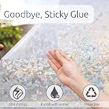 rabbitgoo Rainbow Window Film Privacy Glass Decor 30x200cm Static Cling view 7