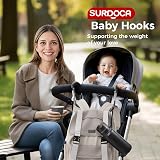 SURDOCA Buggy Clips Heavy Duty Pram Hooks Aluminum Pushchair Clips view 4