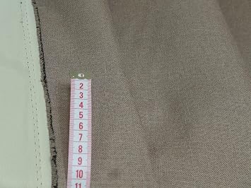 Verdunklungsstoff Beige Meliert Dimout Gardinen Vorhang Amazon De
