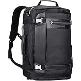 WITZMAN Travel Backpack for Men Women Laptop Backpack with USB Charging Port Carry-on Luggage Flight Approved(B686 Black)