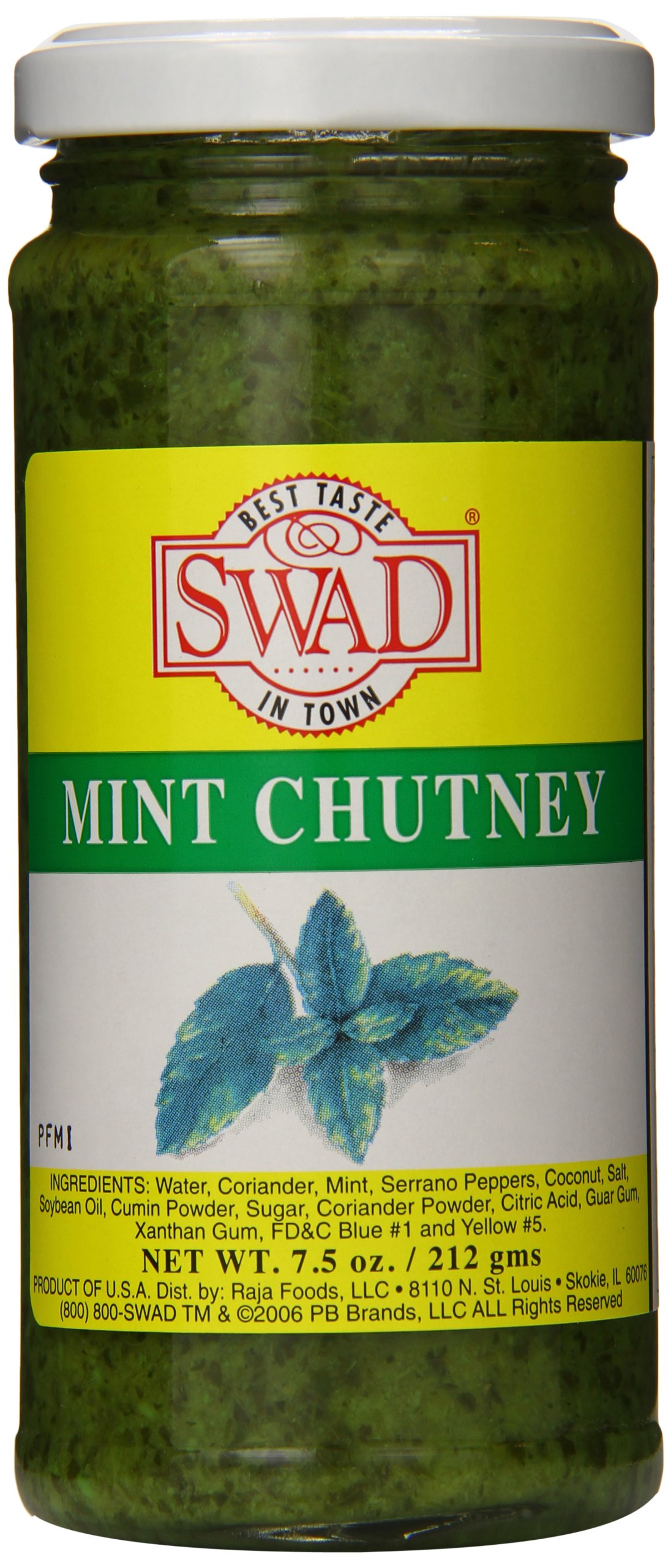 Swad Mint Chutney, 7.5 Ounce Buy Online in United Arab Emirates at