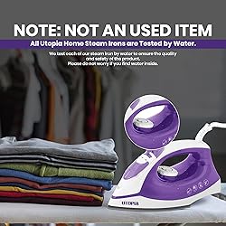 Utopia Home Steam Iron for Clothes With Non-Stick