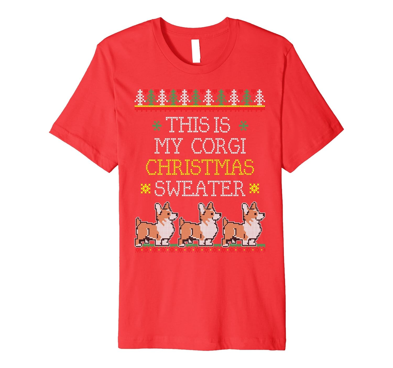 This is my Corgi Christmas Sweater 2018 New Year Dog T-Shirt-ANZ