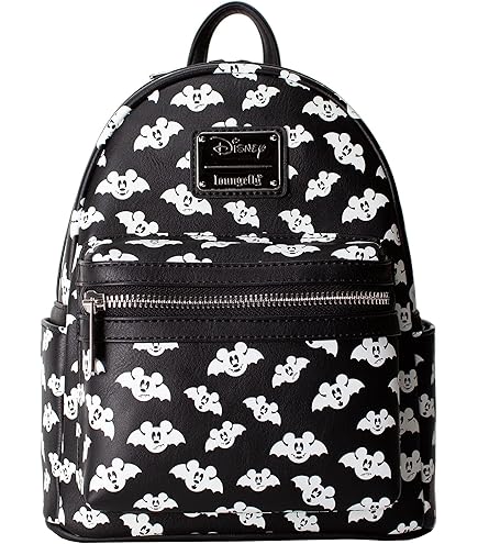 ?Loungefly Disney Totally Batty Mickey Mouse Bat AOP Mini Backpack Loungefly Disney AOP Mickey Bat Glow In The Dark Backpack  main image 3