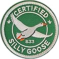Blimark Goose Morale Patch: Funny Military Morale Patches Cute Meme Patch Mello Patch - Hook and Loop - Embroidered Emblem Fastener for Tactical Backpack Bag Murph Vest Jean Hat Helmet