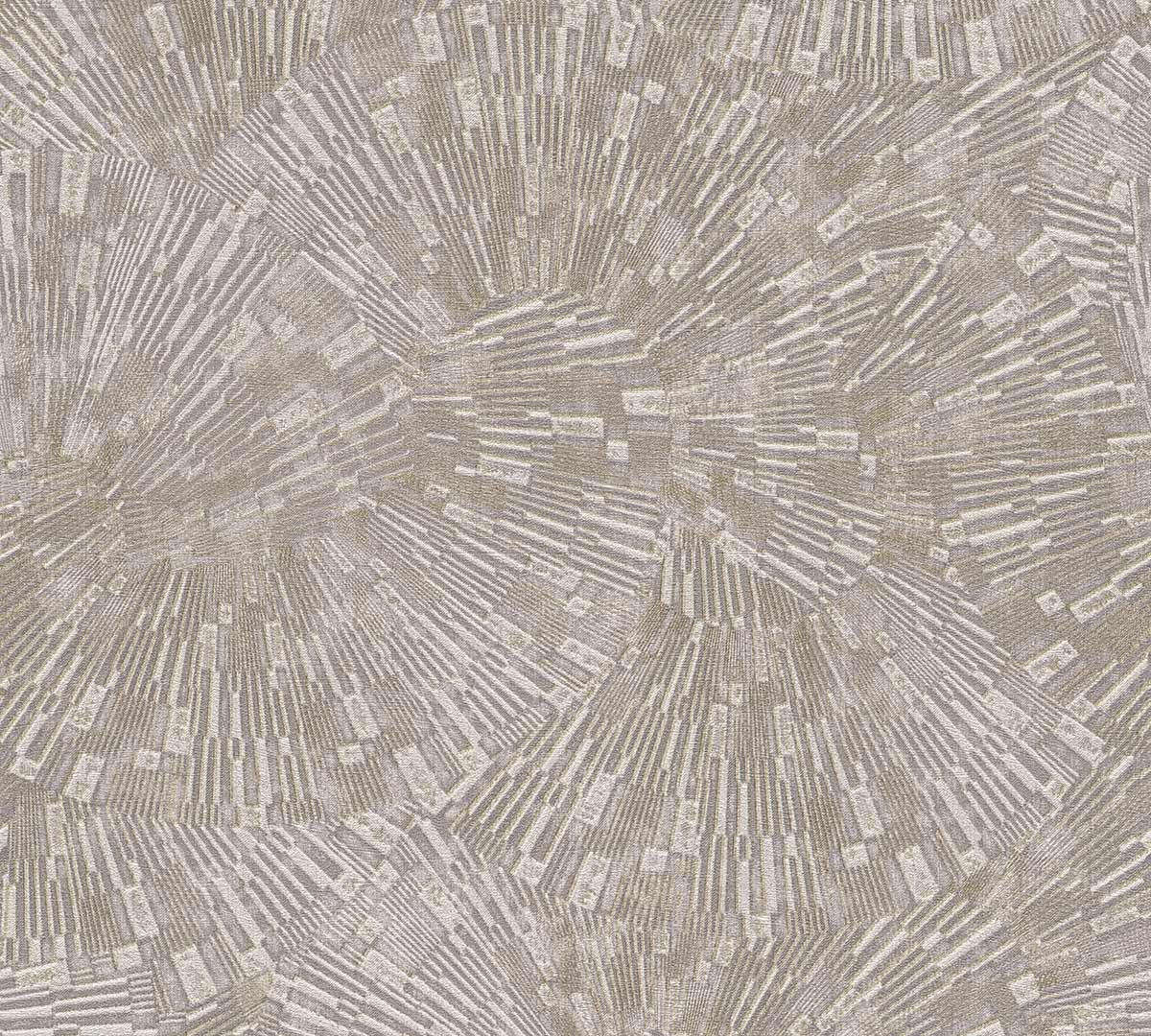 Livingwalls 3D Wallpaper Titanium 3 Non-Woven Wallpaper 10.05 m x 0.53 m Beige Made in Germany 382033 38327-3
