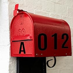 18 Sheets Self Adhesive Vinyl Letters Numbers