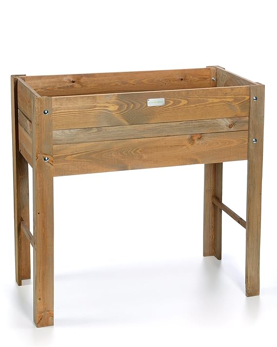 myGardenlust Hochbeet aus Kiefern-Holz - Kräuterbeet für Garten, Terrasse und Balkon - Frühbeet zum Bepflanzen für Gemüse - P