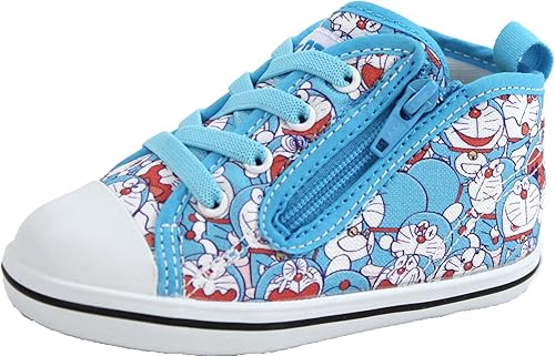 Amazon コンバース Baby All Star N Doraemon Z キッズ ベビー ハイカット スニーカー ドラえもん ドラミちゃん 7 5 14 5cm ブルー Converse コンバース ベビーシューズ