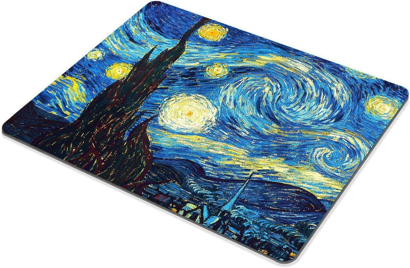 Wasach The Starring Night Customized Rectangle Non-Slip Rubber Mousepad Gaming Mouse Pad mat, MultiColor 07, 240mmX200mmX3mm - Image 4