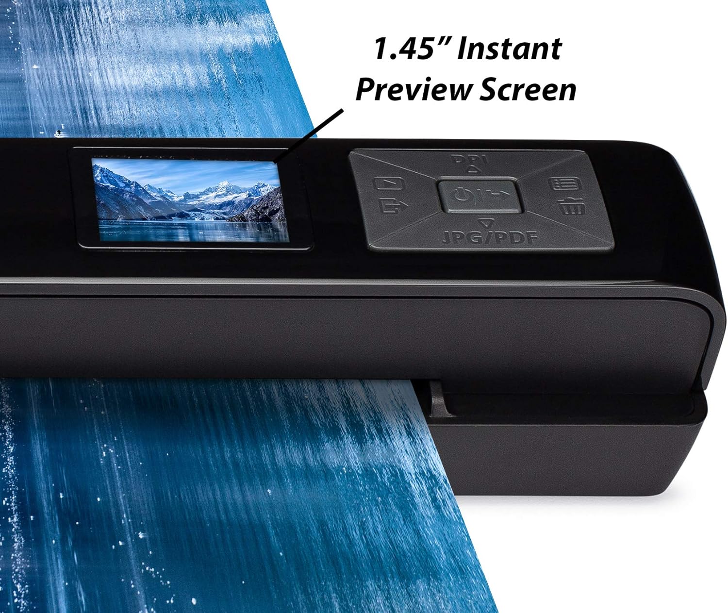 ClearClick Portable Photo & Document Scanner - No Computer Required - Runs on AA Batteries or USB Power - 1.4" Instant Preview Screen: Electronics