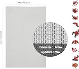 Vandicka 2 Pcs 304 Stainless Steel Wire Mesh Sheet 20 Mesh 0.9mm Aperture 20x30 view 2